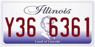 IL license plate Y366361
