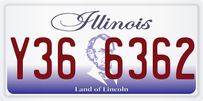 IL license plate Y366362