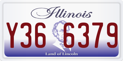 IL license plate Y366379