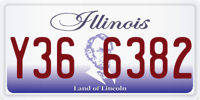 IL license plate Y366382