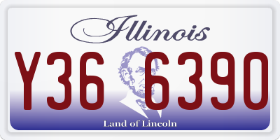 IL license plate Y366390