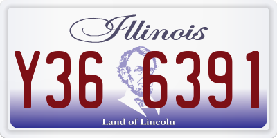 IL license plate Y366391