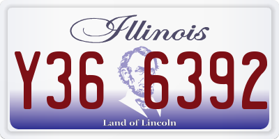 IL license plate Y366392
