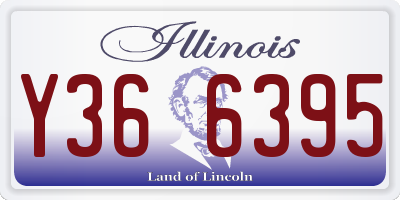 IL license plate Y366395