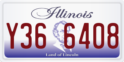 IL license plate Y366408