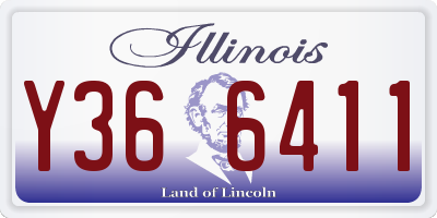 IL license plate Y366411