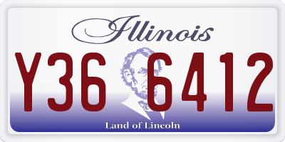 IL license plate Y366412