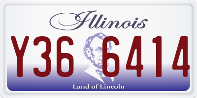 IL license plate Y366414