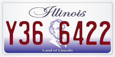 IL license plate Y366422