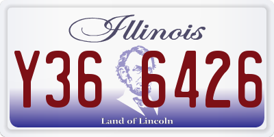 IL license plate Y366426