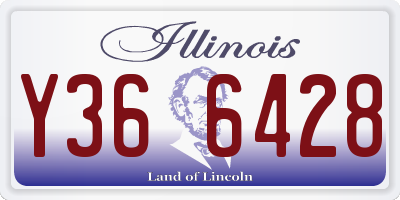 IL license plate Y366428