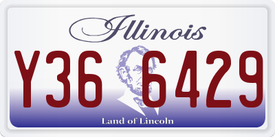 IL license plate Y366429
