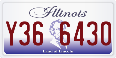IL license plate Y366430