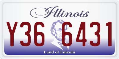 IL license plate Y366431