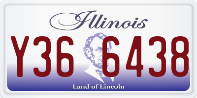 IL license plate Y366438