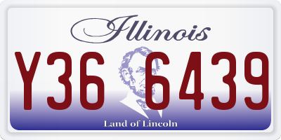 IL license plate Y366439