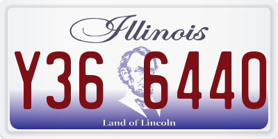 IL license plate Y366440