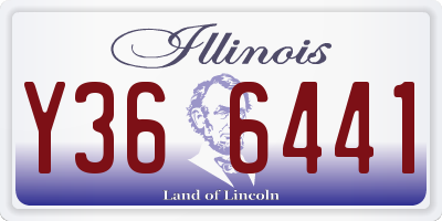 IL license plate Y366441