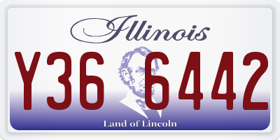 IL license plate Y366442
