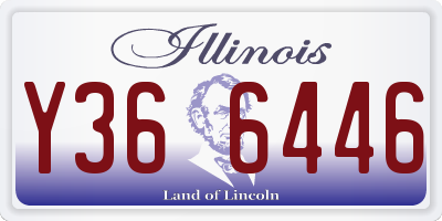IL license plate Y366446