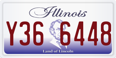 IL license plate Y366448