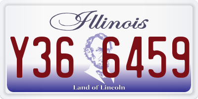 IL license plate Y366459
