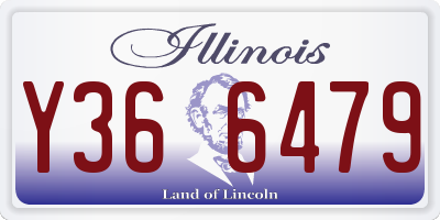 IL license plate Y366479