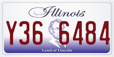IL license plate Y366484