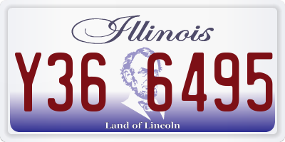 IL license plate Y366495