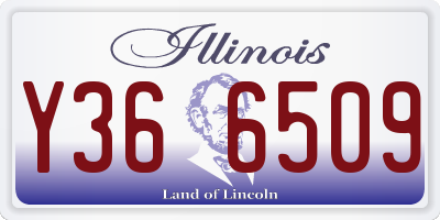 IL license plate Y366509