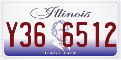 IL license plate Y366512