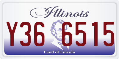 IL license plate Y366515