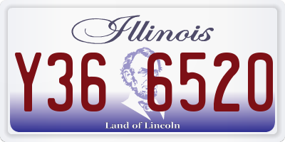 IL license plate Y366520