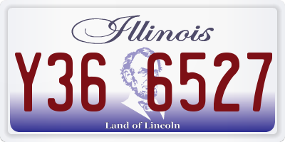 IL license plate Y366527
