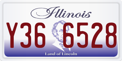 IL license plate Y366528