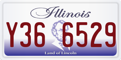 IL license plate Y366529