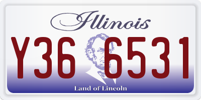IL license plate Y366531