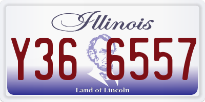IL license plate Y366557