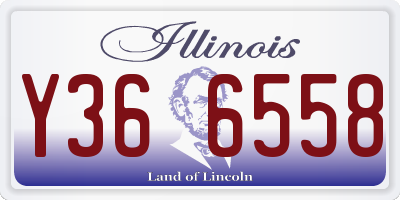 IL license plate Y366558
