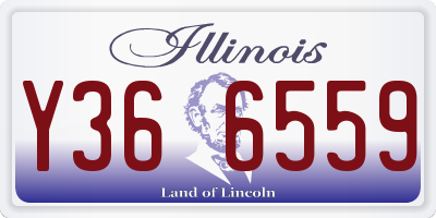 IL license plate Y366559
