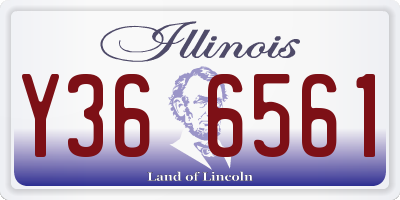 IL license plate Y366561