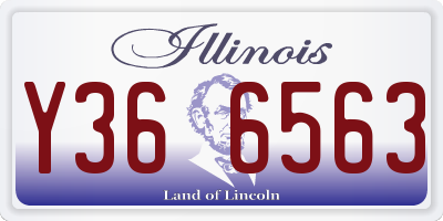 IL license plate Y366563
