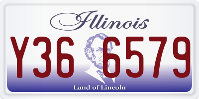 IL license plate Y366579
