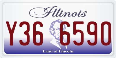 IL license plate Y366590