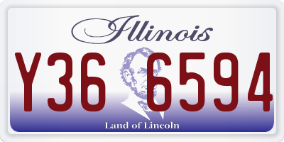 IL license plate Y366594