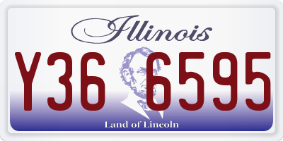 IL license plate Y366595