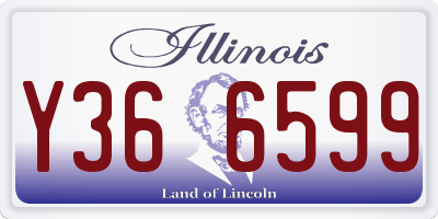 IL license plate Y366599