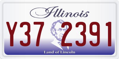 IL license plate Y372391