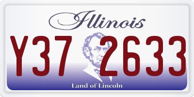 IL license plate Y372633