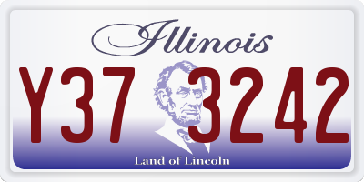 IL license plate Y373242